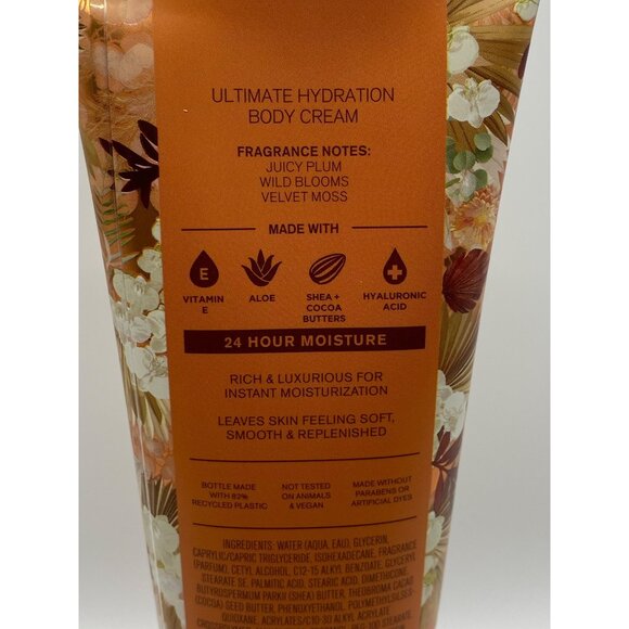 Bath & Body Works Fall In Bloom Ultimate Hydration Body Cream 8oz Shea Butter & - Picture 5 of 8